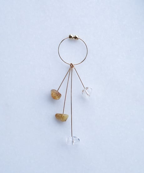 【限定カラー】DROP Earring THREE LIMITED GOLD