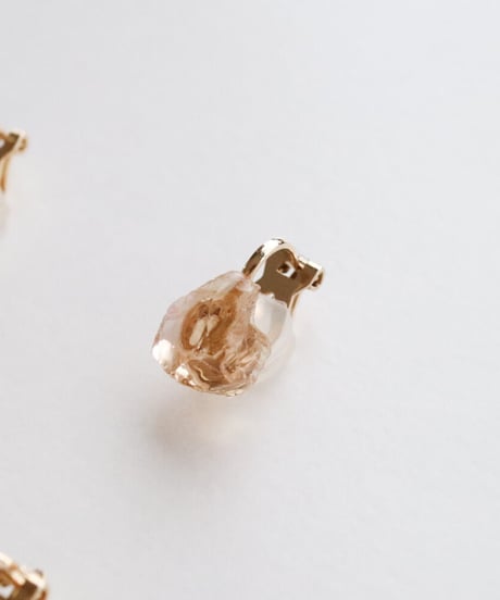 GEM EARRING CITRINE