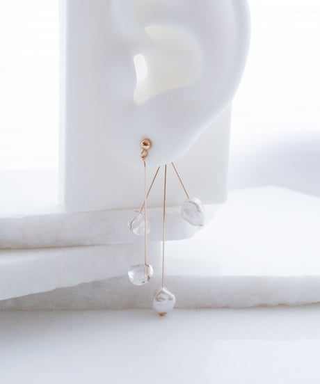 PEARL DROP PIERCE THREE