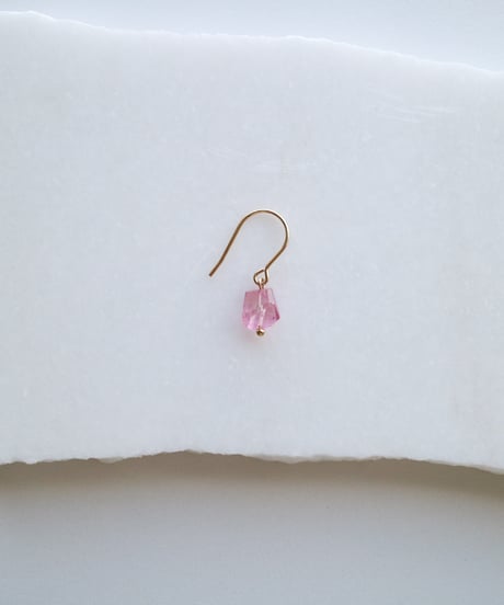 HQ FINE ONE PIERCE Labradorite / Pink Topaz