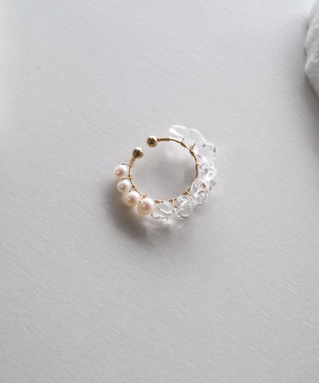 2WAY CUFF CRYSTAL/AMETHYST