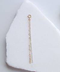 GOLD SILVER CHAIN EARRING CATCH