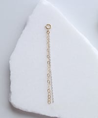 GOLD SILVER CHAIN EARRING CATCH