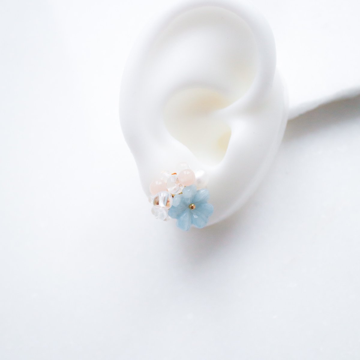 [smell様のルーム]  アクセサリー Flower foam pierce | ui.