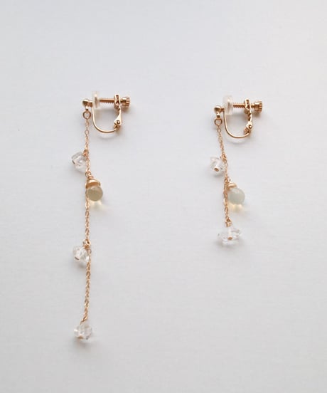 HARKIMER OPAL EARRING