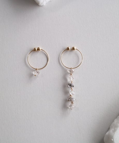 Herkimer CLAN EARRING SET