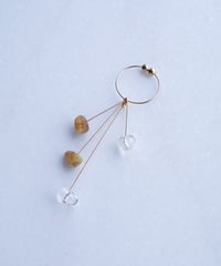 【限定カラー】DROP Earring THREE LIMITED GOLD