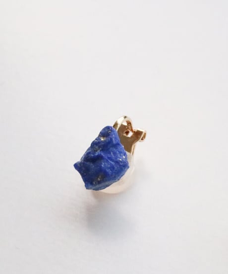 GEM EARRING LAPIS LAZULI