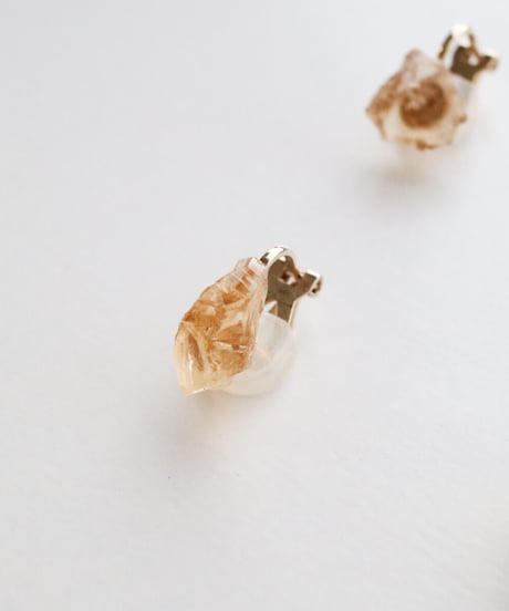 GEM EARRING CITRINE