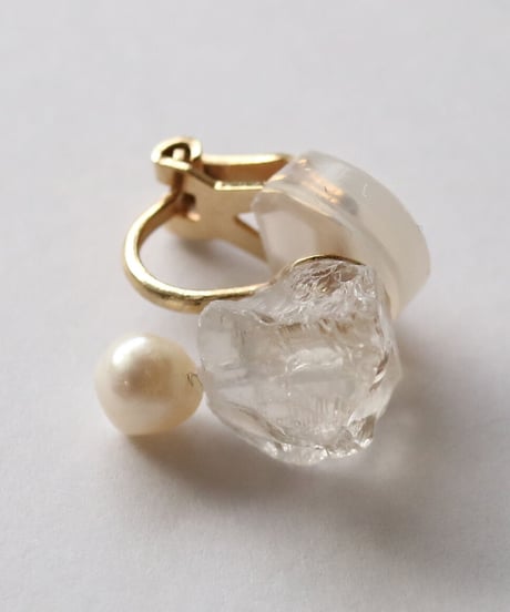 TOW EARRING CITRINE CRYSTAL