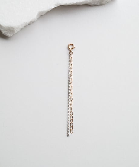 GOLD SILVER CHAIN EARRING CATCH