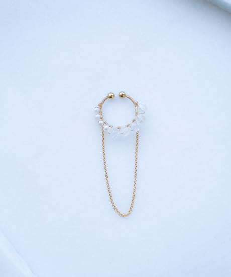 2WAY CRYSTAL PEARL CUFF