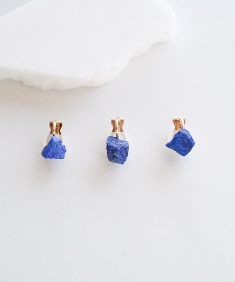 GEM EARRING LAPIS LAZULI