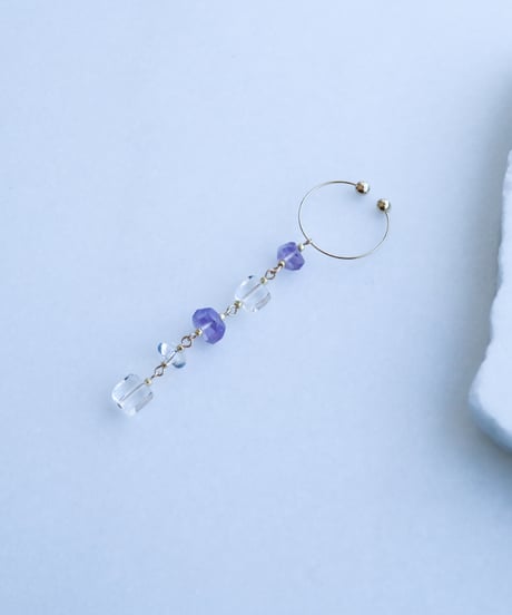LIMITED AMETHYST CRYSTAL  FIVE CUFF