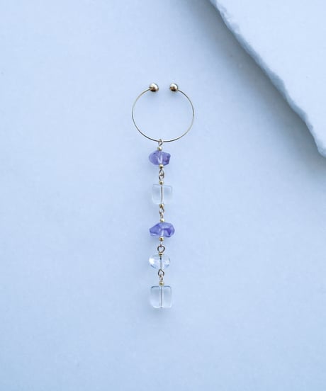 LIMITED AMETHYST CRYSTAL  FIVE CUFF
