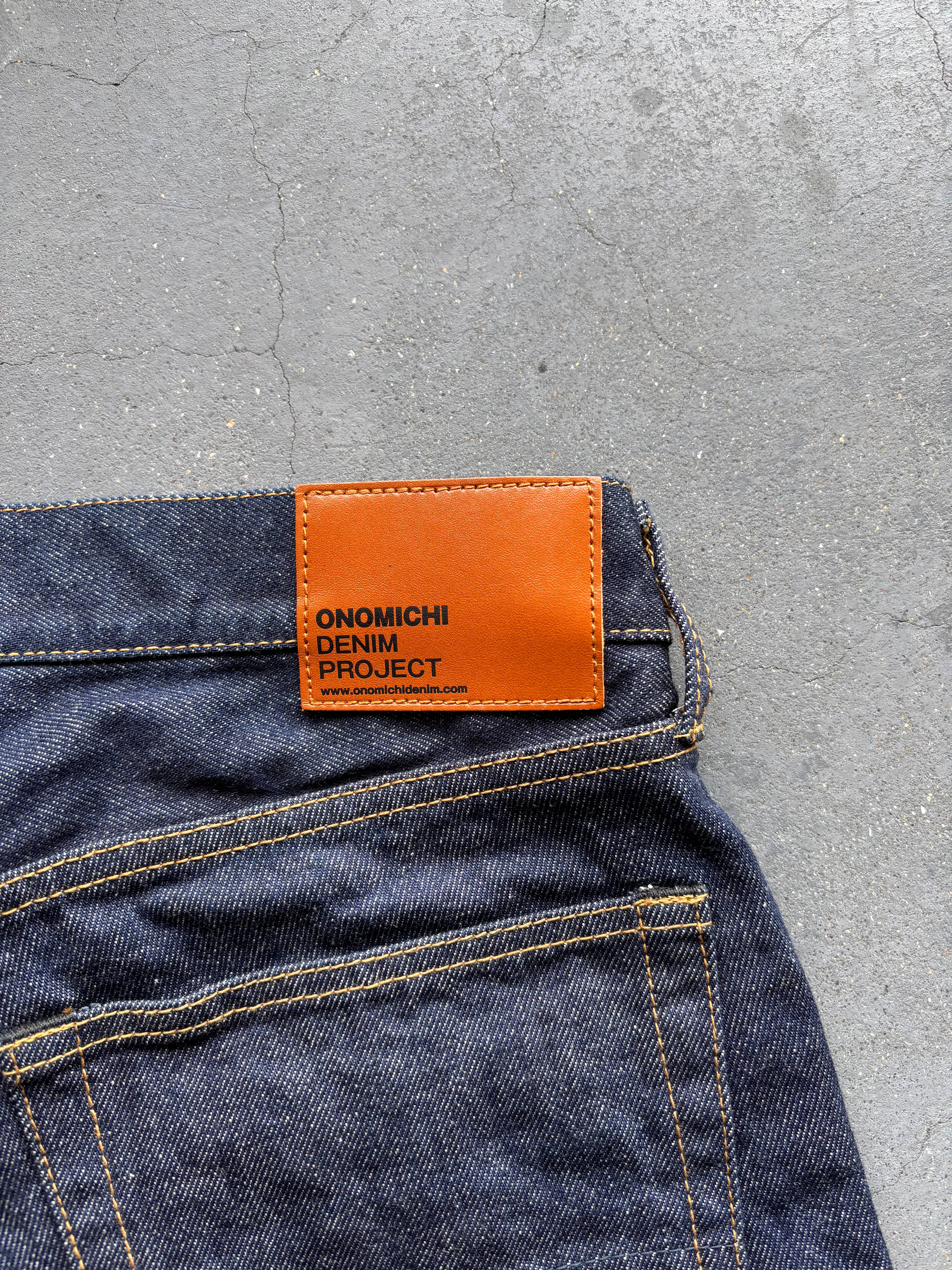 【濃紺】ONOMICHI DENIM PJ001 セルビッジデニムパンツ W31 original