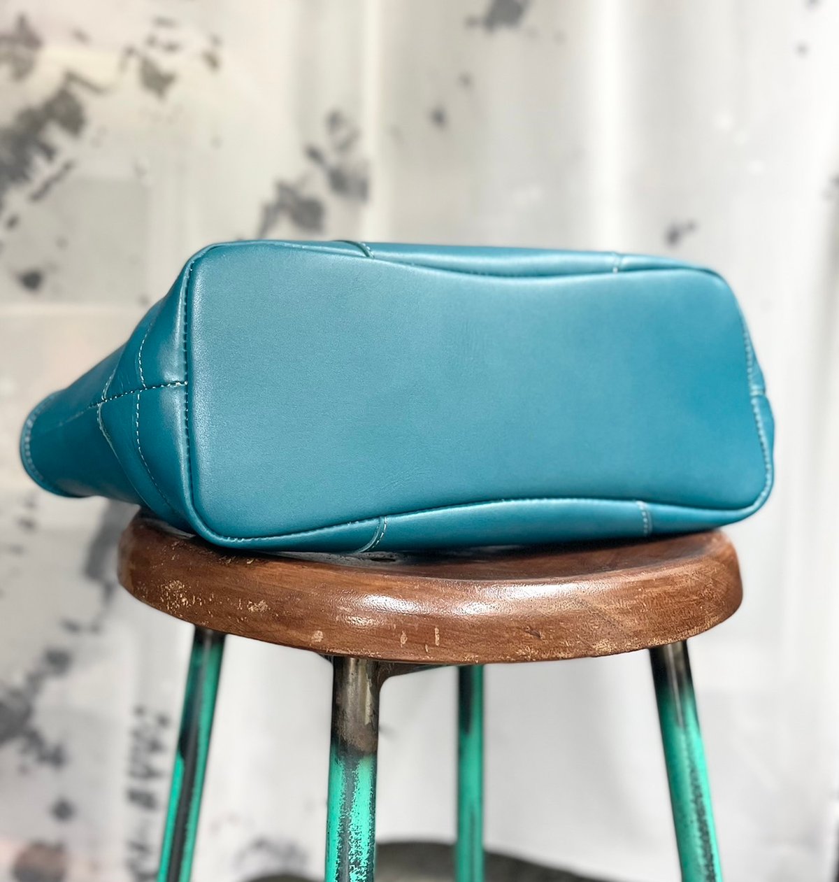 新作トートS#⁂サンプル価格品＃ESTRELA-ターコイズブルー