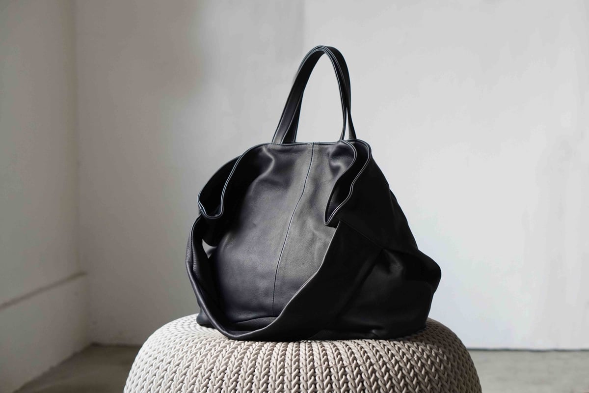 美品 Re:play リプレイ 牛革 トートバッグ 2way 黒 RePLAY