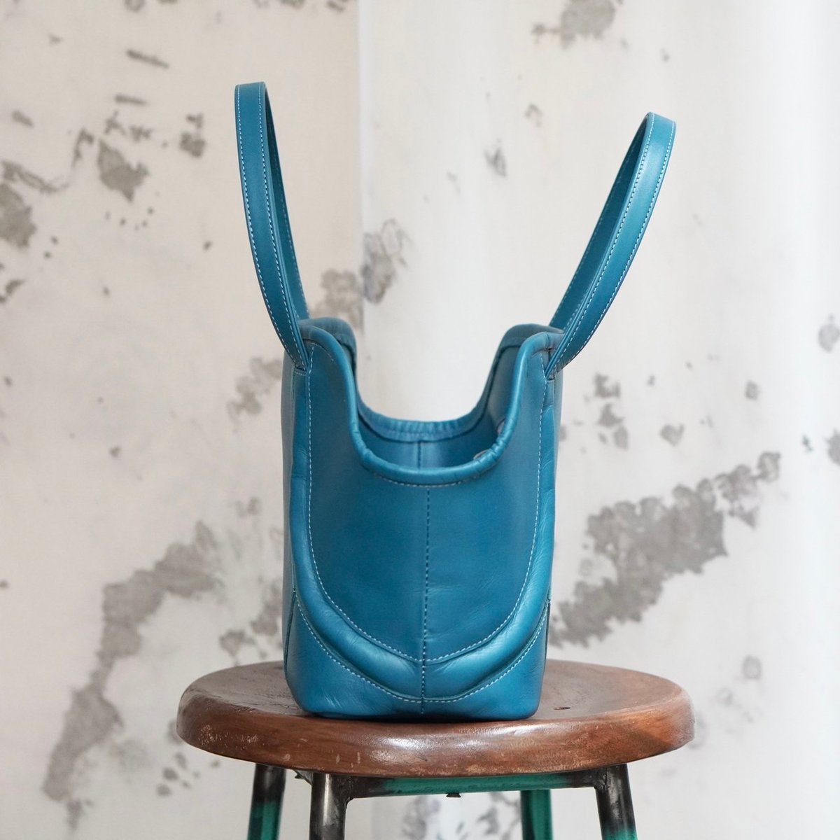 新作トートS#⁂サンプル価格品＃ESTRELA-ターコイズブルー | totokoko