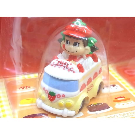 不二家ペコプルバックカー ペコちゃんケーキバス