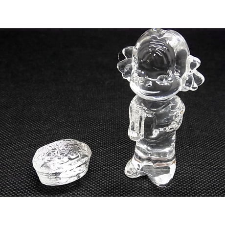 なかよしなペコちゃんとポコちゃん 不二家ペコちゃん クリスタル