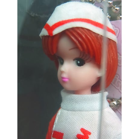 【非売品】ミスド・リカちゃん①　ボールチェーン付