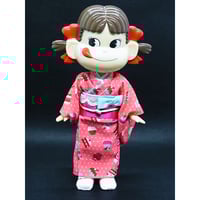 ペコちゃんファミリークラブ限定 ペコちゃんフィギュア (サックス