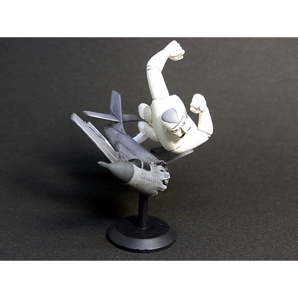 (未使用･未開封品)タイムスリップグリコ なつかしの20世紀 フィギュアコレクション 04 鉄人28号 バッカスの空中戦 カラーver タイムスリップグリコ第2弾 04.鉄人28号「バッカスの空中戦
