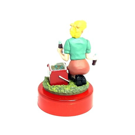 コカ・コーラグラフティ　06.ピクニッククーラーと女性【未開封品】