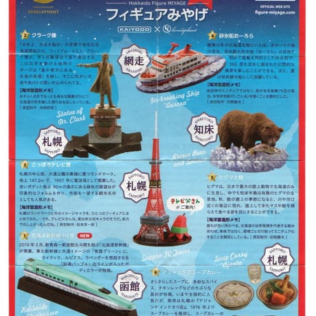 北海道フィギュアみやげ ALL STARS（全6種）セット
