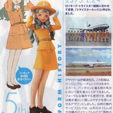 ANAユニフォームコレクション 第1弾 05. 5代目　1974年