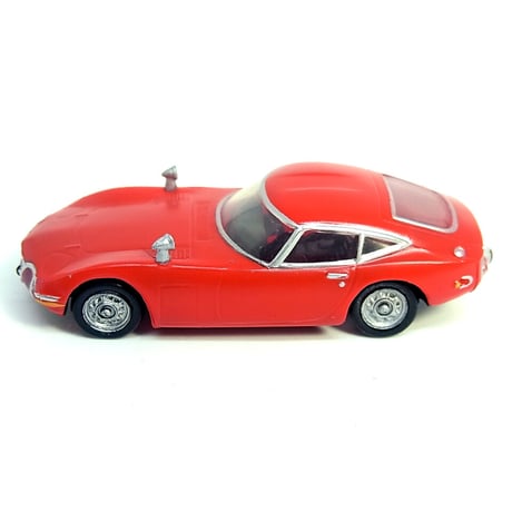 タイムスリップグリコ第1弾　10.トヨタ2000GT MF10前期型（1967年）色違いシークレット 赤ver