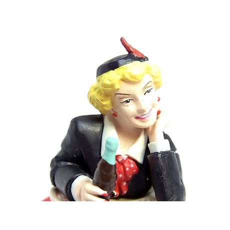 コカ・コーラグラフティ　07.サービングトレイの女性