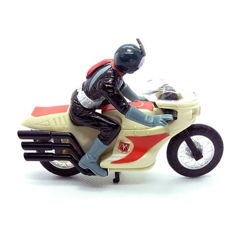 ミニフィギュア　旧仮面ライダー１号＆サイクロン号