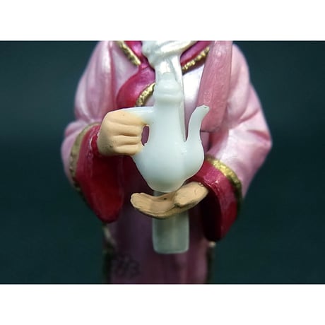 満漢全席 中国宮廷料理フィギュアコレクション　12.服務小姐【赤・給士の女性】