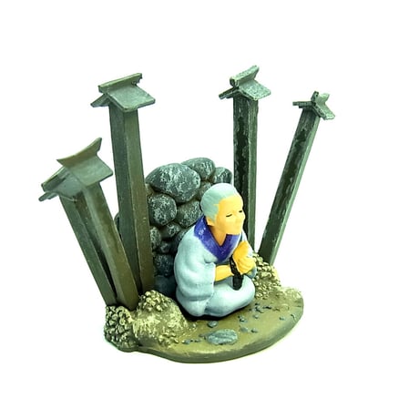 みちのく物産展　15.恐山のイタコ（青森県）