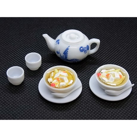 満漢全席 中国宮廷料理フィギュアコレクション　10.杏仁豆腐 【未開封品】