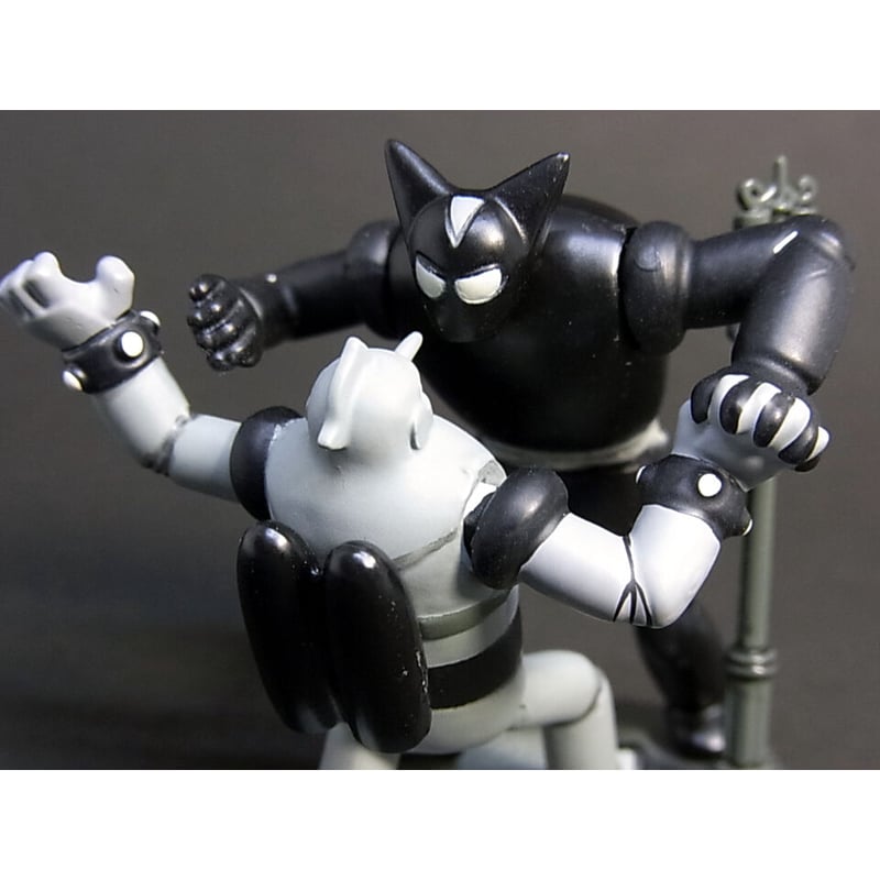 タイムスリップグリコ　鉄人28号フィギュアセット　カラー＆モノクロ　8セット タイムスリップグリコ 第1弾 鉄人28号・モノクロ版（全5種