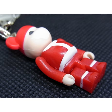 2002年 モスバーガー・BE@RBRICK　クリスマス限定ストラップ　SANTA