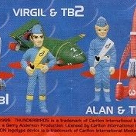 サンダーバード／PILOT & VEHICLE REAL COLLECTION（全5種）セット