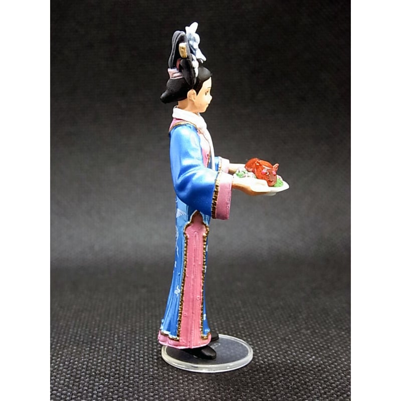 満漢全席 中国宮廷料理フィギュアコレクション 11.服務小姐【青・給士