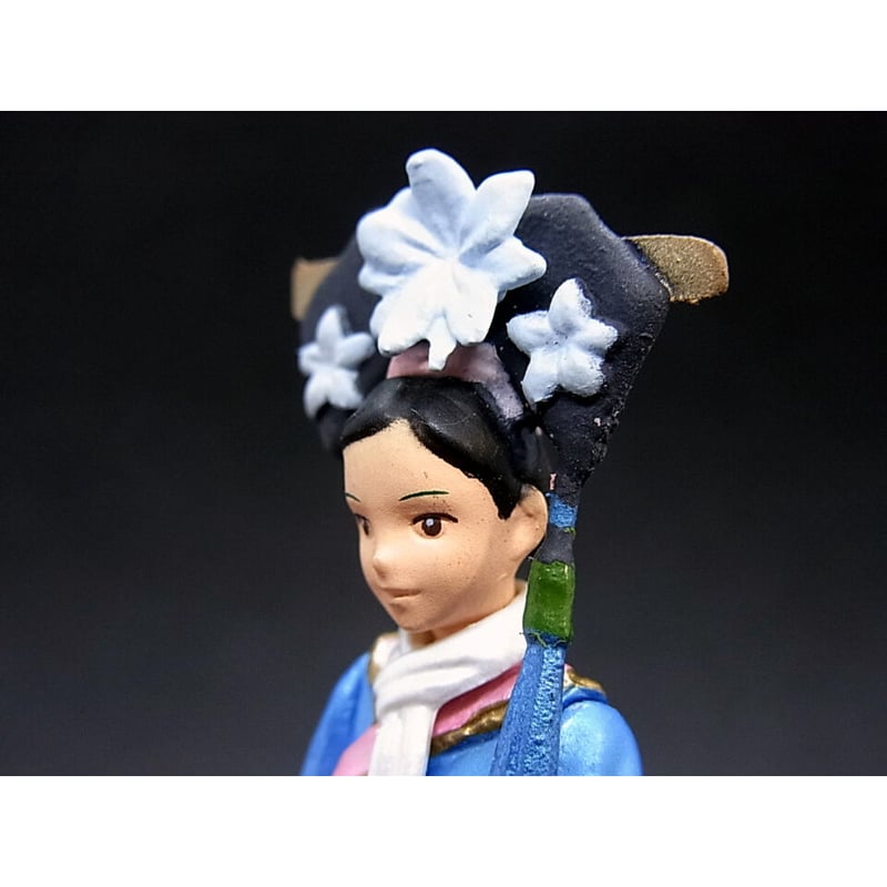 満漢全席 中国宮廷料理フィギュアコレクション 11.服務小姐【青・給士