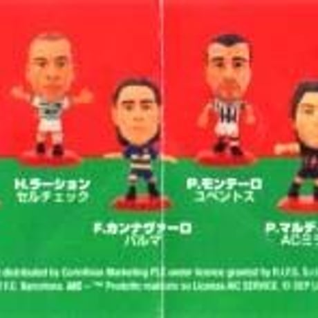 コカ・コーラ　プロサッカーフィギュア　MIMIATURES 全20種