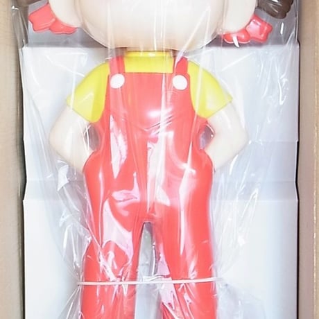 ペコちゃん人形(首振り) 高さ３１ｃｍ　緑色金属台座