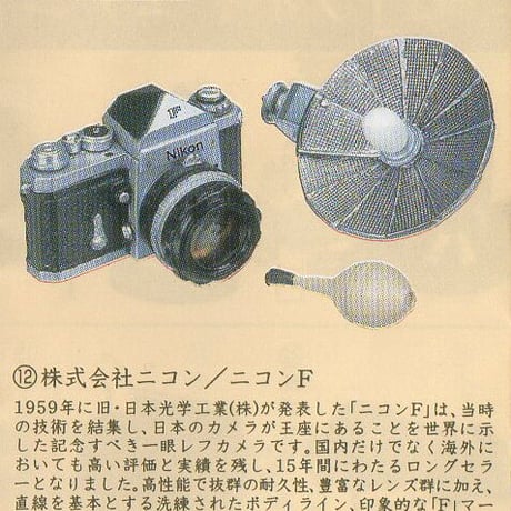 タイムスリップグリコ第2弾　12.株式会社ニコン ニコンF【未開封品】