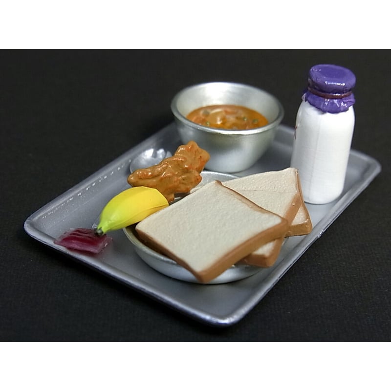 タイムスリップグリコ第2弾 14.学校給食 食パン レア【未開封品