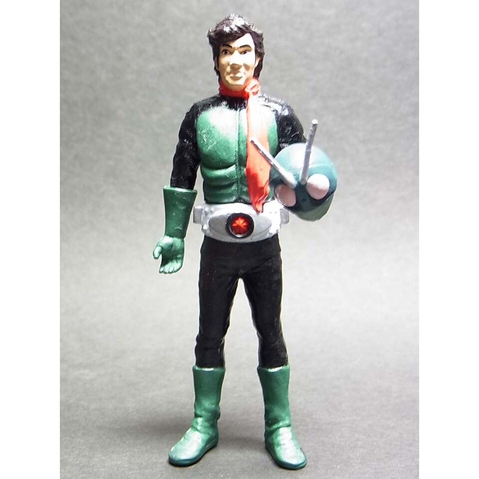 当時物　旧バンダイ　仮面ライダー　怪人　トカゲロン　ソフビ Yahoo!オークション - 当時物 トカゲロン 旧バンダイ 仮面