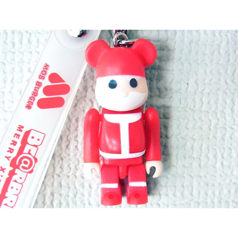 2002年 モスバーガー・BE@RBRICK クリスマス限定ストラップ SANTA