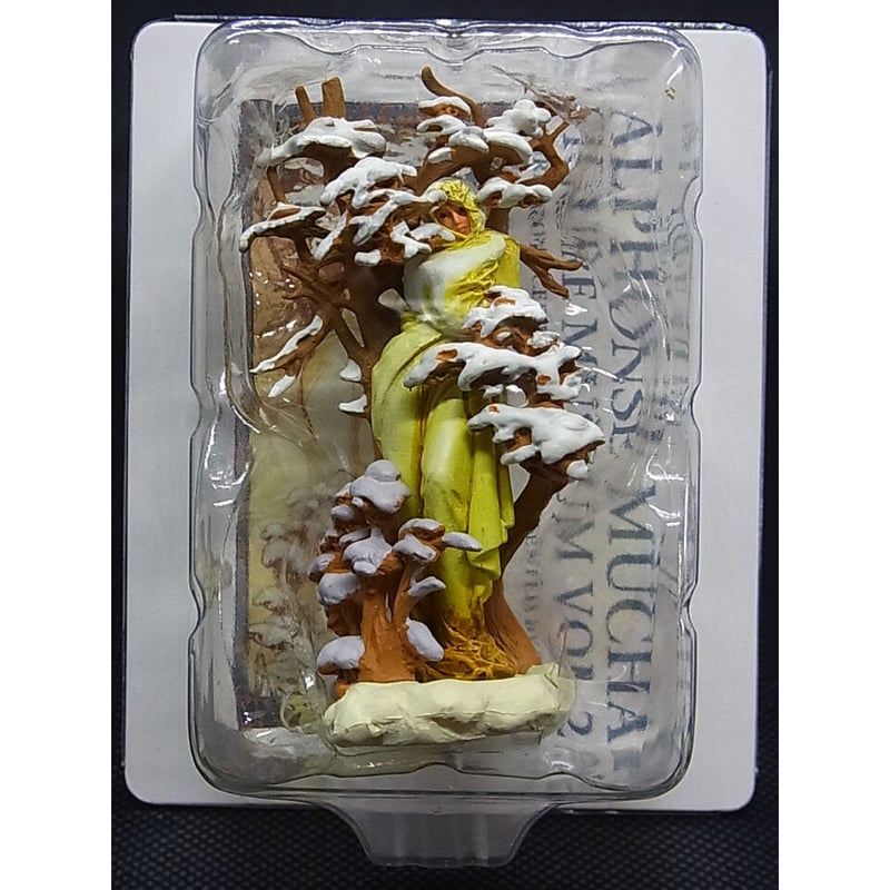 アルフォンス・ミュシャ フィギュア第2集　La Natures　ダイヤモンド付き アルフォンス・ミュシャフィギュアミュージアム 第2集 La