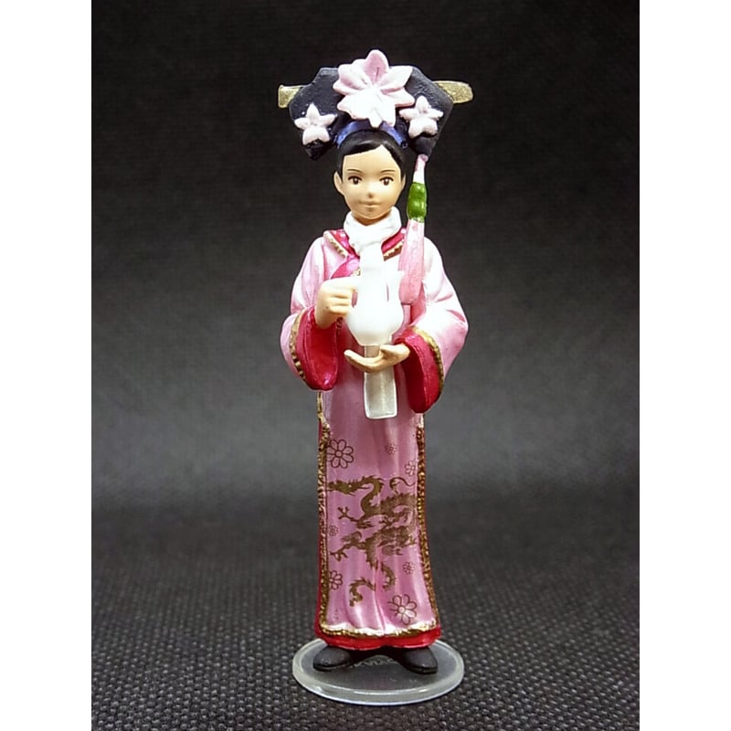 満漢全席 中国宮廷料理フィギュアコレクション 12.服務小姐【赤・給士